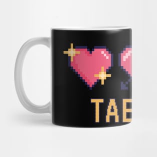 Taehyun Pixel Heart Valentine TXT Mug